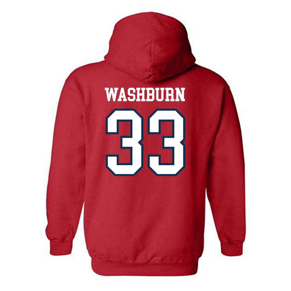 Saginaw Valley - NCAA Men's Basketball : Nathan Washburn - Hooded Sweatshirt-1