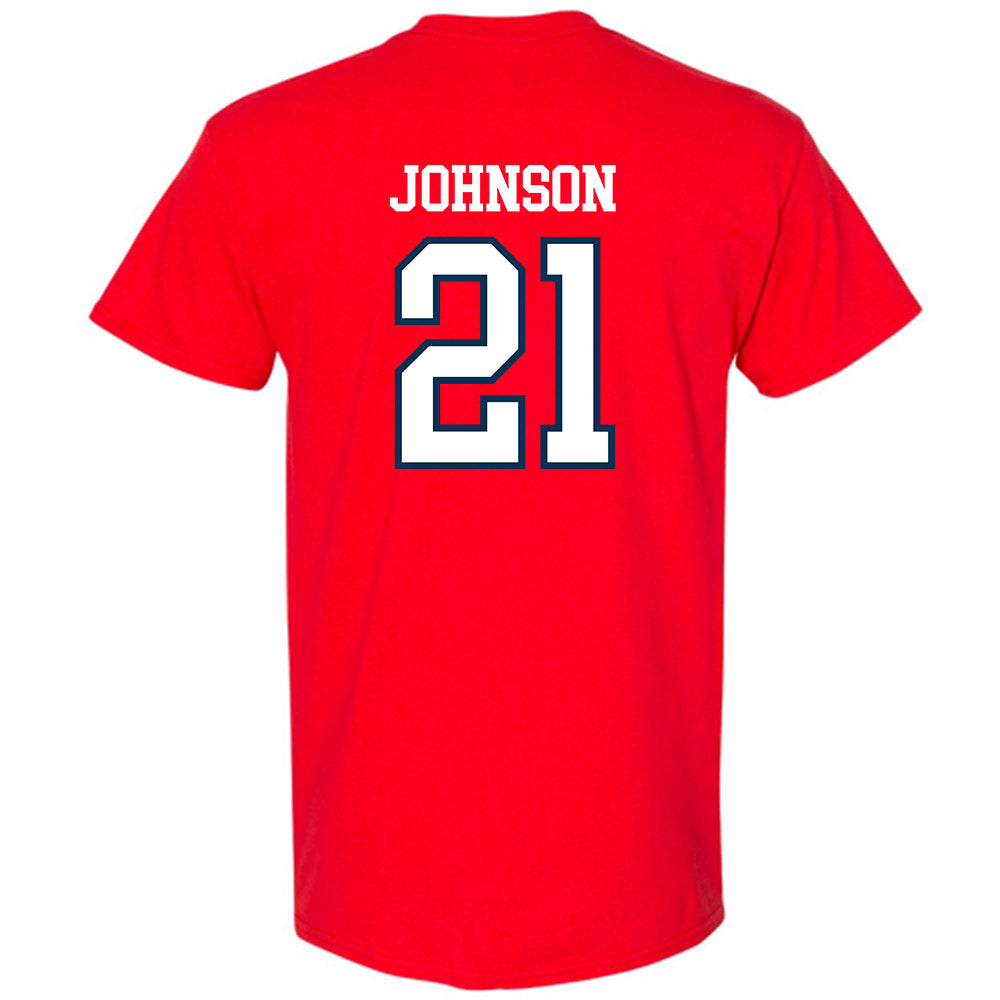 Saginaw Valley - NCAA Women's Basketball : Kaitlyn Johnson - T-Shirt-1
