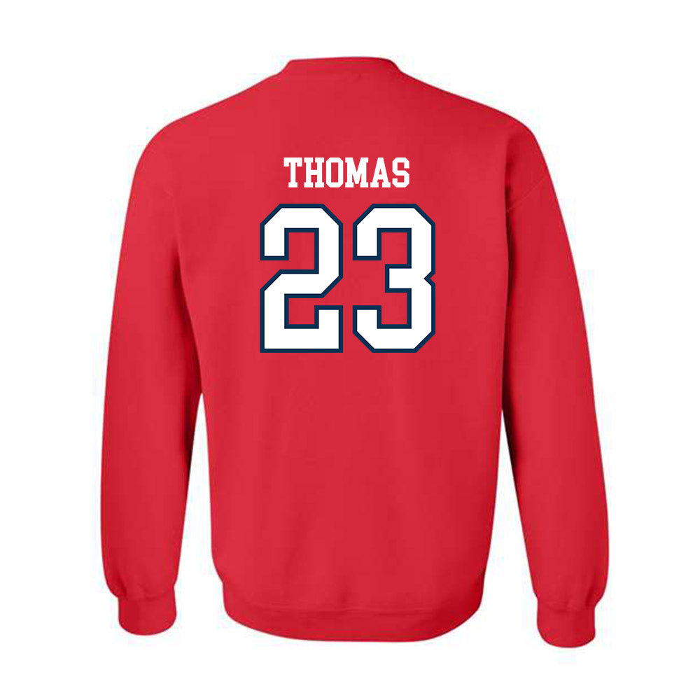 Saginaw Valley - NCAA Men's Basketball : Josh Thomas - Crewneck Sweatshirt-1