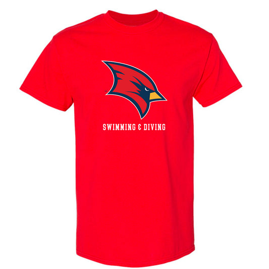 Saginaw Valley - NCAA Men's Swimming & Diving : Ganen McAllister - T-Shirt-0