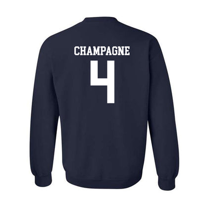 Saginaw Valley - NCAA Men's Basketball : Jake Champagne - Crewneck Sweatshirt-1