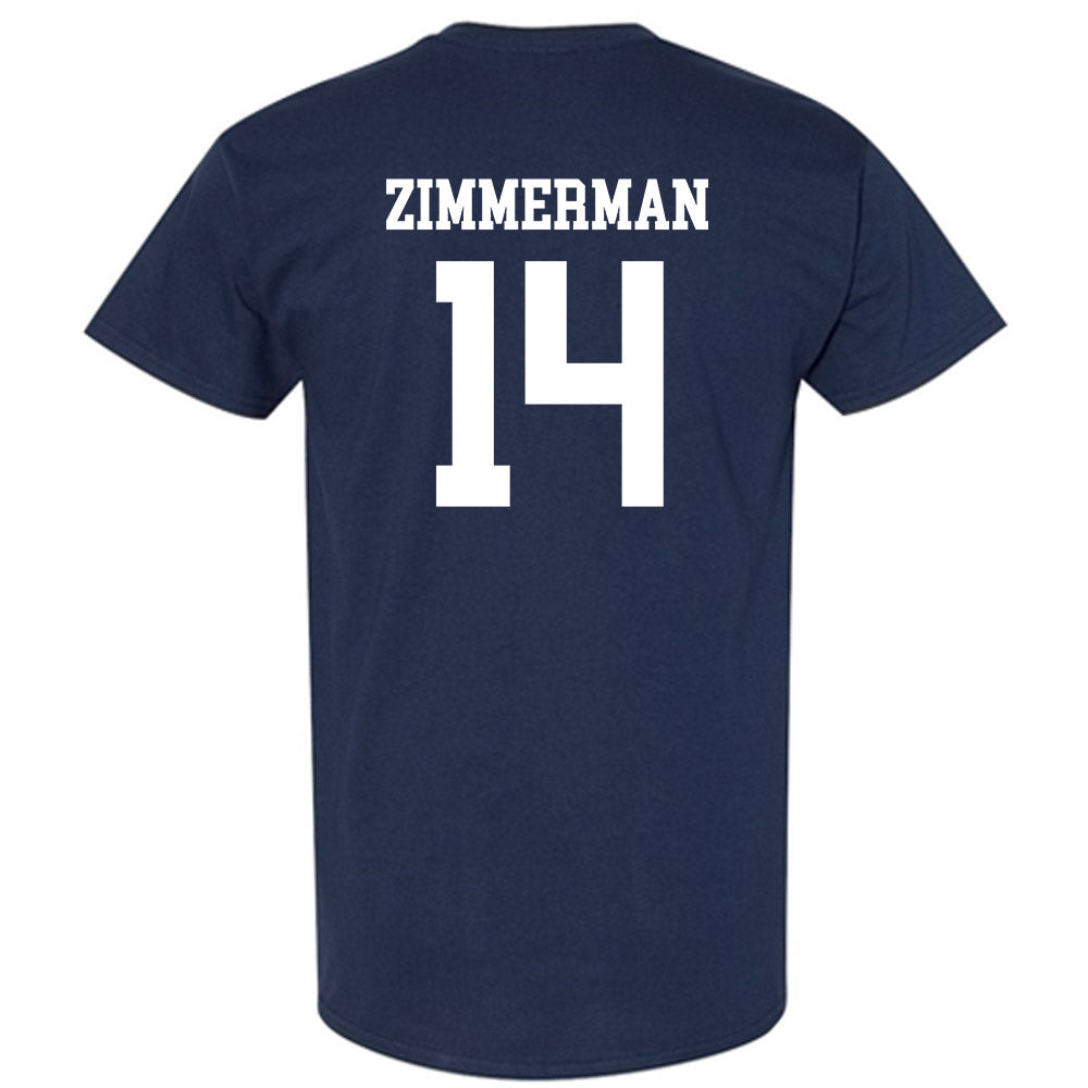 Saginaw Valley - NCAA Men's Soccer : Liam Zimmerman - T-Shirt-1