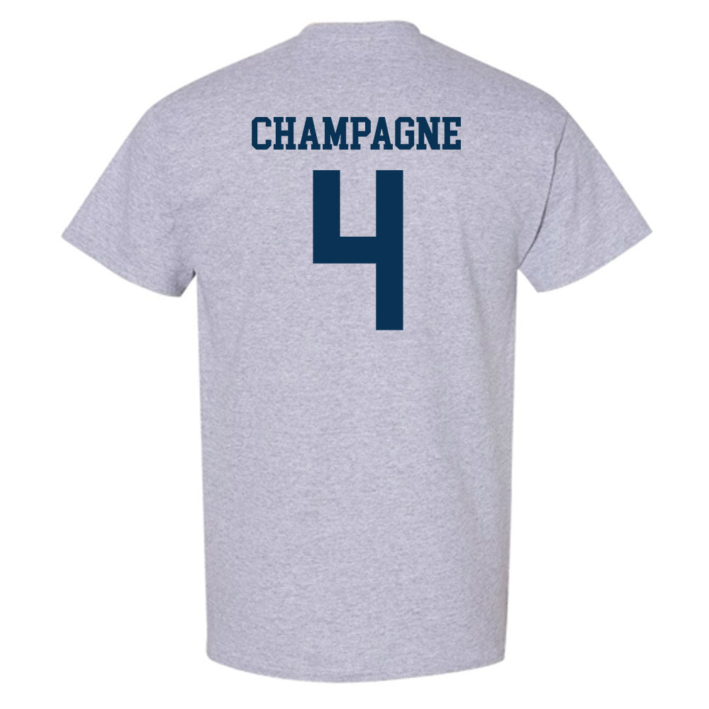 Saginaw Valley - NCAA Men's Basketball : Jake Champagne - T-Shirt-1