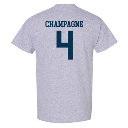 Saginaw Valley - NCAA Men's Basketball : Jake Champagne - T-Shirt-1