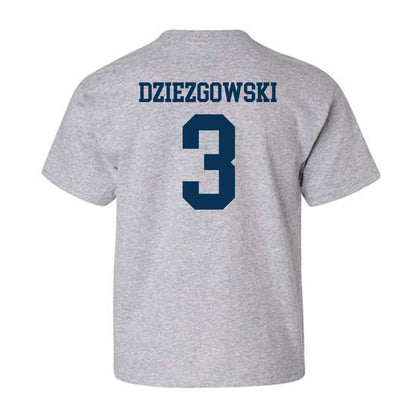 Saginaw Valley - NCAA Women's Basketball : Emma Dziezgowski - Youth T-Shirt-1
