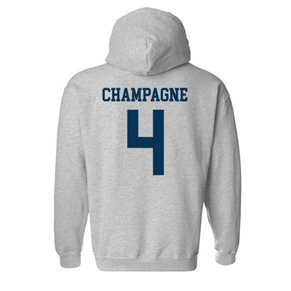 Saginaw Valley - NCAA Men's Basketball : Jake Champagne - Hooded Sweatshirt-1