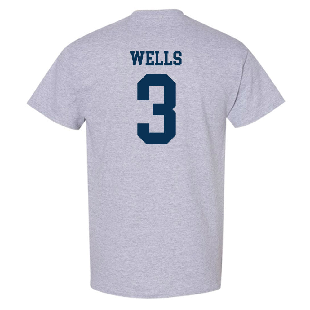 Saginaw Valley - NCAA Football : Aelijah Wells - T-Shirt-1