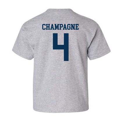 Saginaw Valley - NCAA Men's Basketball : Jake Champagne - Youth T-Shirt-1