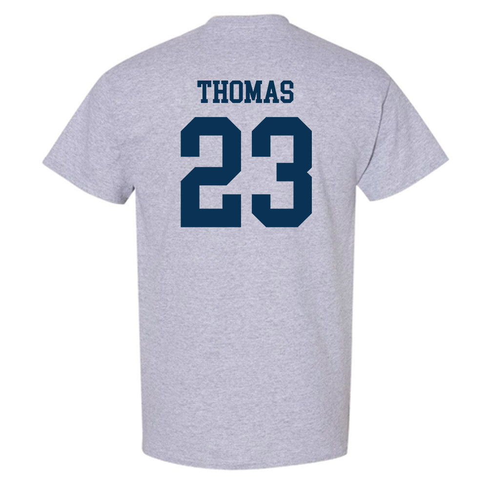 Saginaw Valley - NCAA Men's Basketball : Josh Thomas - T-Shirt-1