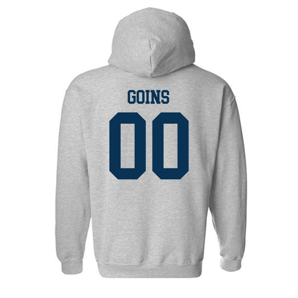 Saginaw Valley - NCAA Men's Basketball : Cyrus Goins - Hooded Sweatshirt-1