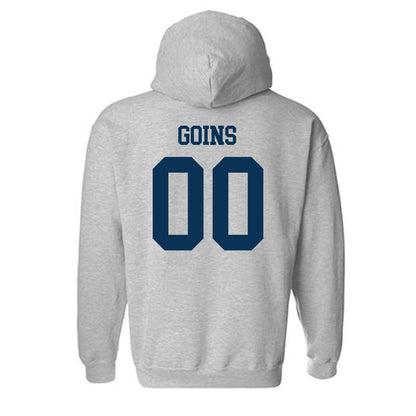 Saginaw Valley - NCAA Men's Basketball : Cyrus Goins - Hooded Sweatshirt-1