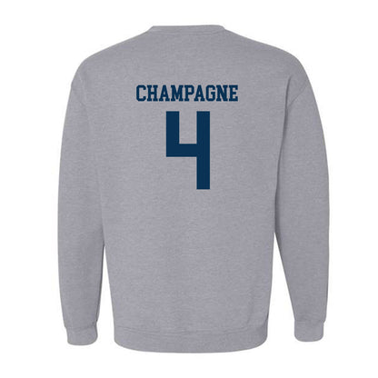 Saginaw Valley - NCAA Men's Basketball : Jake Champagne - Crewneck Sweatshirt-1