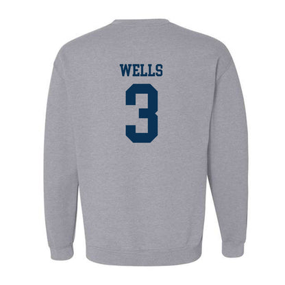 Saginaw Valley - NCAA Football : Aelijah Wells - Crewneck Sweatshirt-1