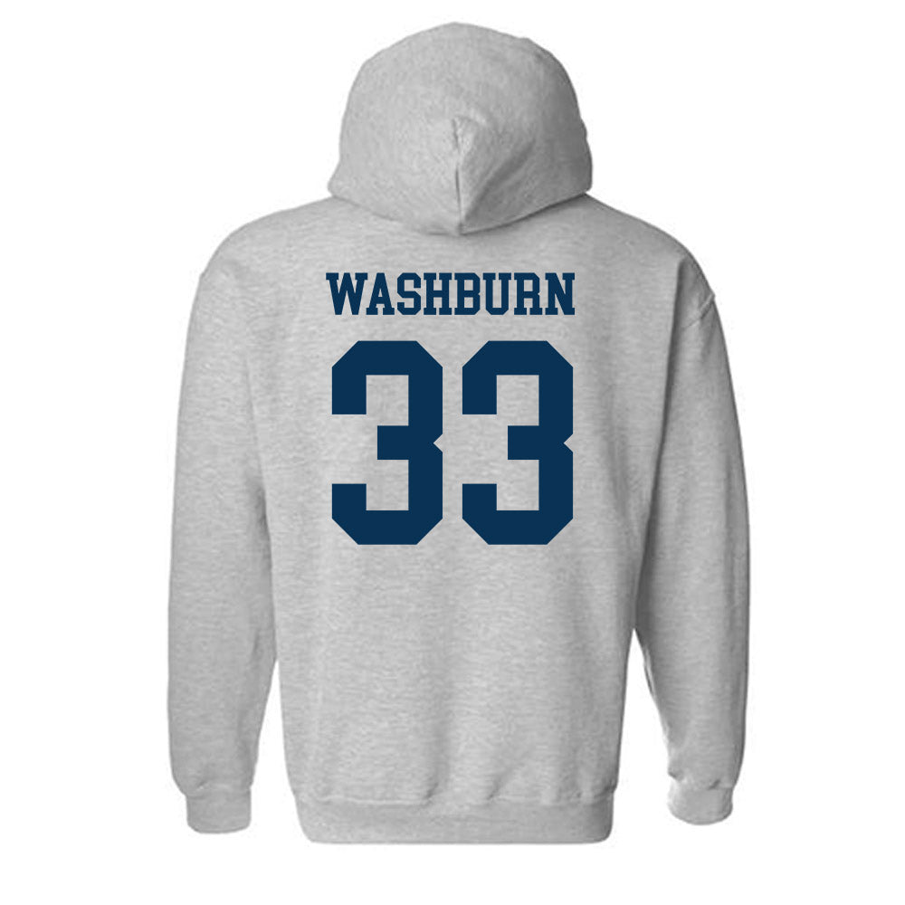 Saginaw Valley - NCAA Men's Basketball : Nathan Washburn - Hooded Sweatshirt-1