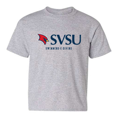 Saginaw Valley - NCAA Men's Swimming & Diving : Reid Gilbert - Youth T-Shirt-0