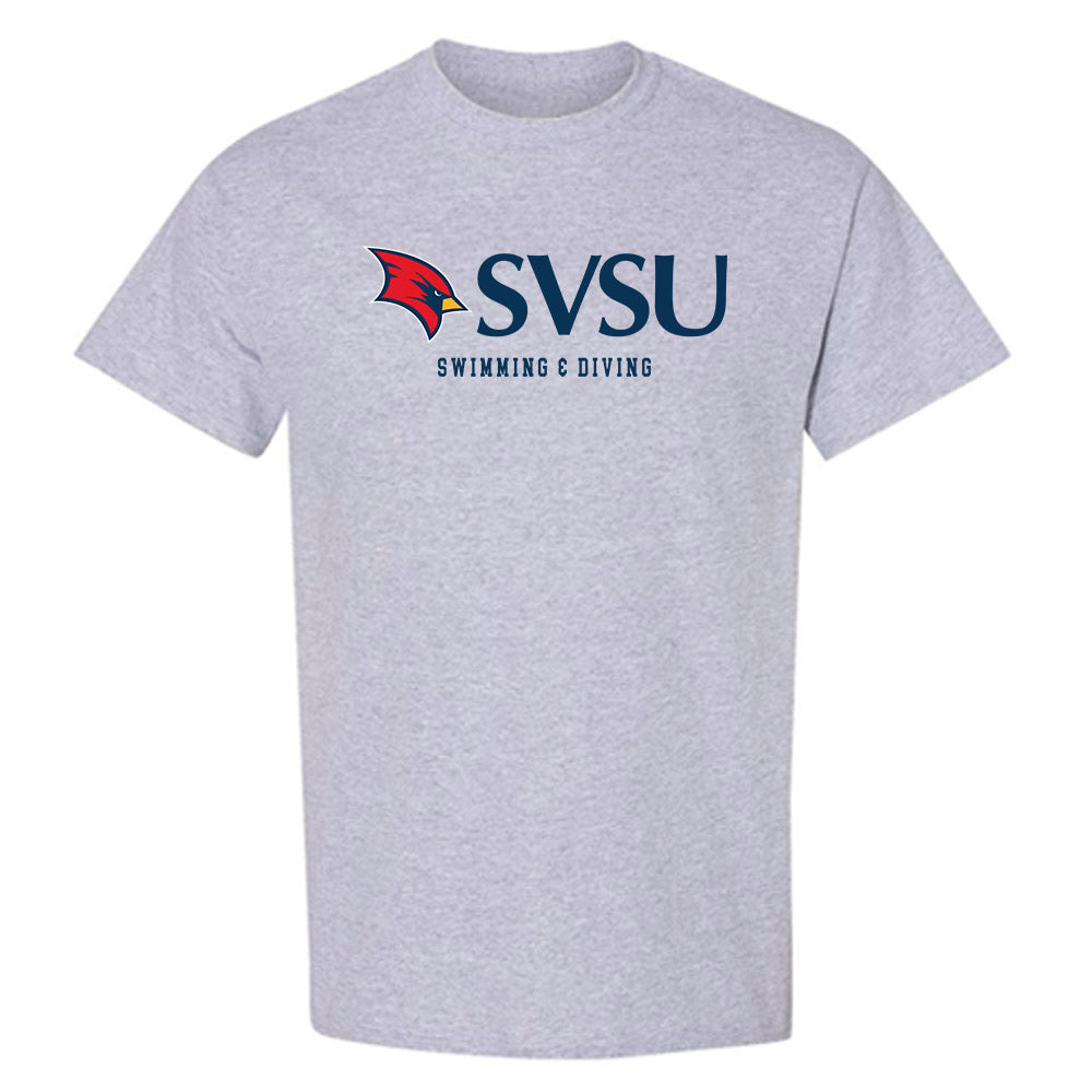 Saginaw Valley - NCAA Men's Swimming & Diving : Reid Gilbert - T-Shirt-0
