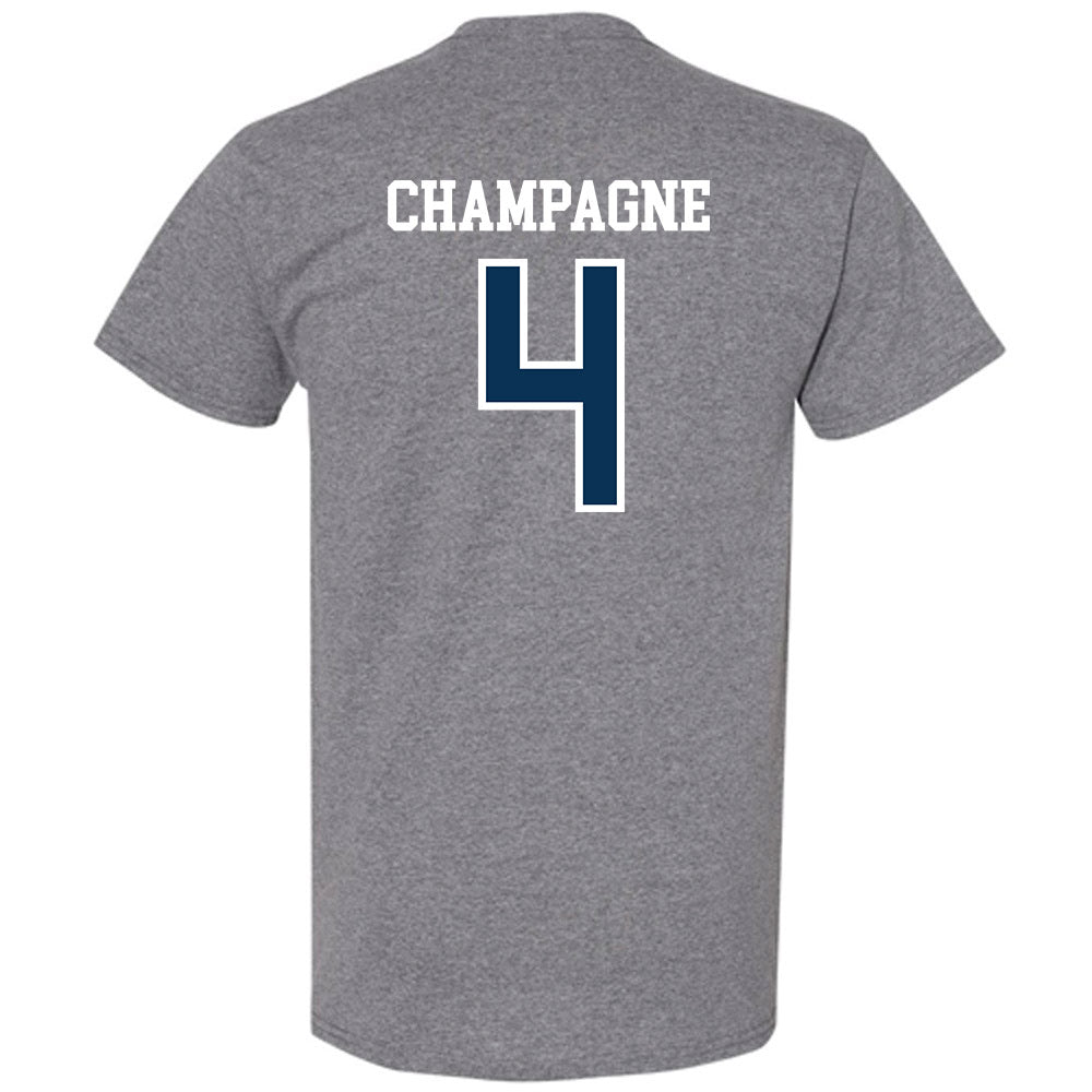 Saginaw Valley - NCAA Men's Basketball : Jake Champagne - T-Shirt-1