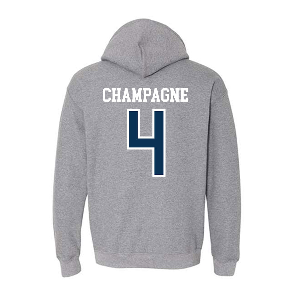 Saginaw Valley - NCAA Men's Basketball : Jake Champagne - Hooded Sweatshirt-1
