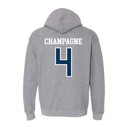 Saginaw Valley - NCAA Men's Basketball : Jake Champagne - Hooded Sweatshirt-1