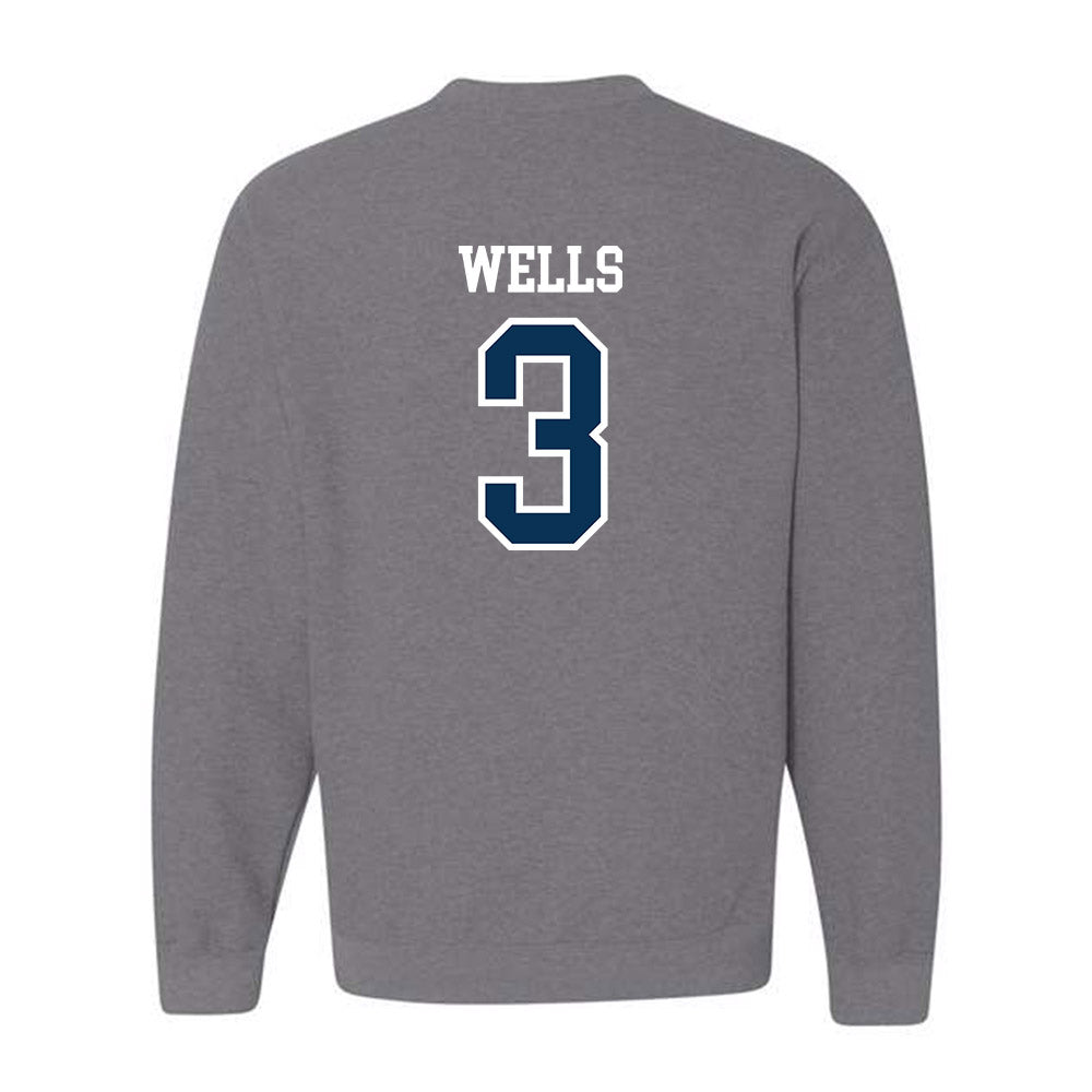 Saginaw Valley - NCAA Football : Aelijah Wells - Crewneck Sweatshirt-1