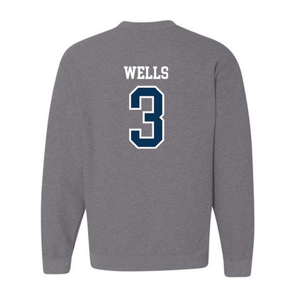 Saginaw Valley - NCAA Football : Aelijah Wells - Crewneck Sweatshirt-1