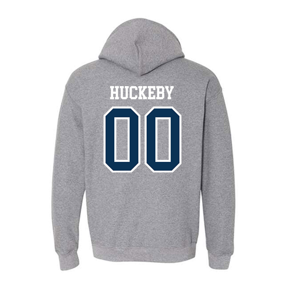 Saginaw Valley - NCAA Men's Basketball : Wilson Huckeby - Hooded Sweatshirt-1