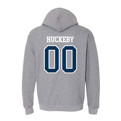 Saginaw Valley - NCAA Men's Basketball : Wilson Huckeby - Hooded Sweatshirt-1