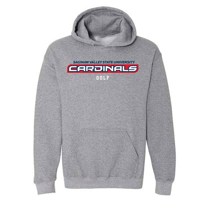 Saginaw Valley - NCAA Men's Golf : Garett Forgash - Hooded Sweatshirt-0