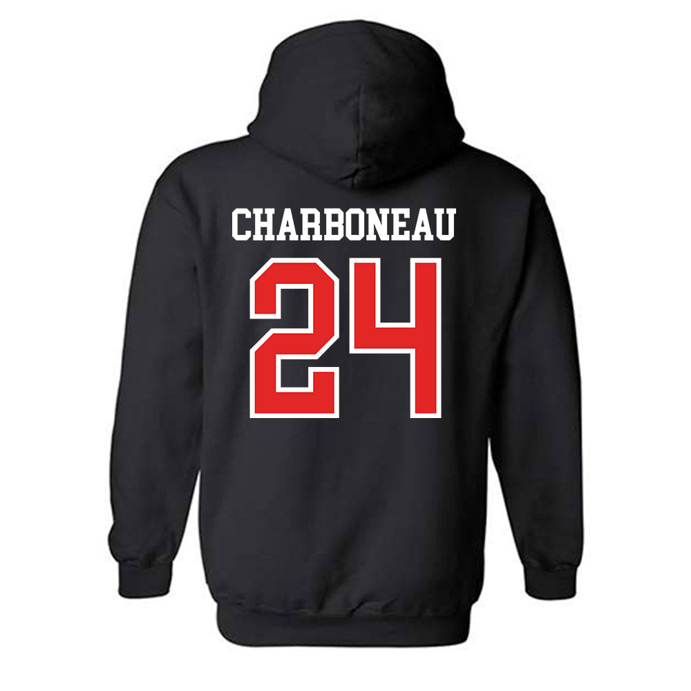 Saginaw Valley - NCAA Softball : Molly Charboneau - Classic Shersey Hooded Sweatshirt-1