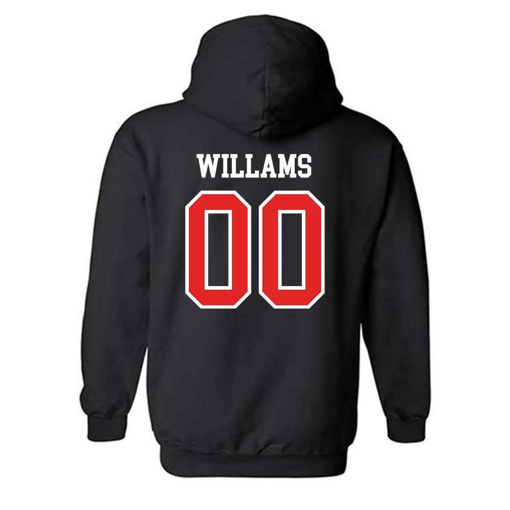Saginaw Valley - NCAA Football : Nahshon Willams - Classic Shersey Hooded Sweatshirt-1
