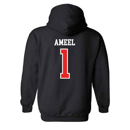 Saginaw Valley - NCAA Women's Volleyball : Trista Ameel - Classic Shersey Hooded Sweatshirt-1