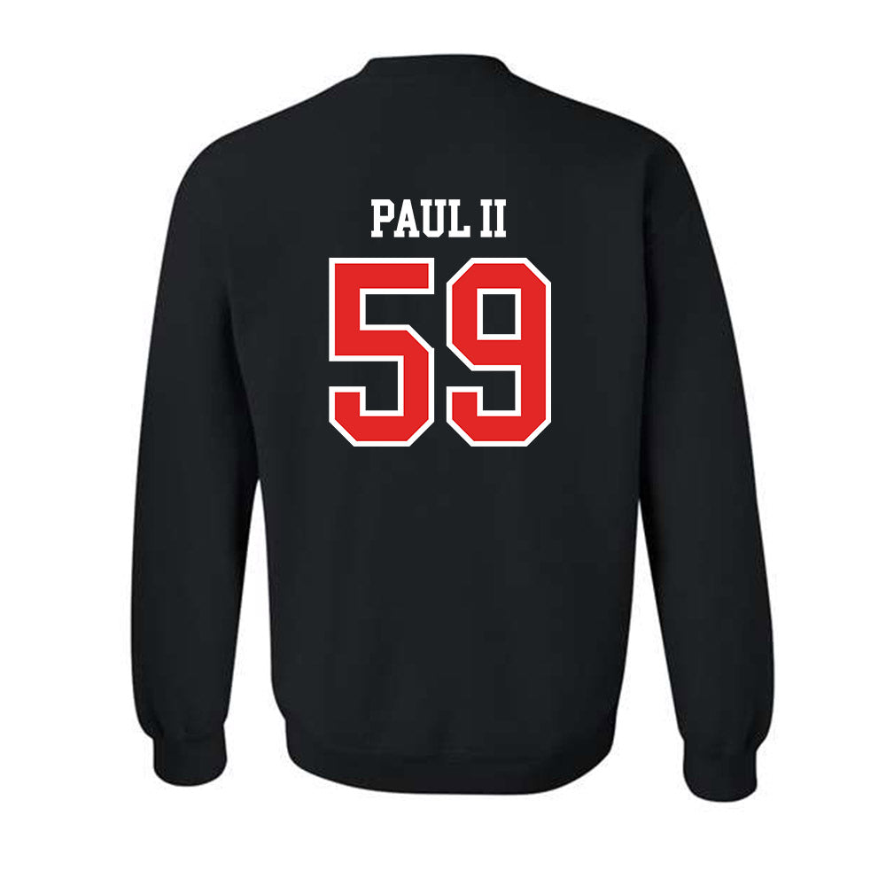 Saginaw Valley - NCAA Football : Kinnus Paul II - Classic Shersey Crewneck Sweatshirt-1