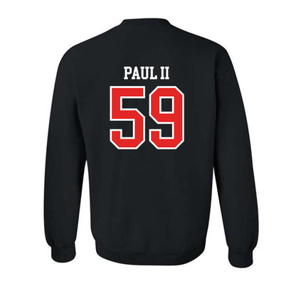 Saginaw Valley - NCAA Football : Kinnus Paul II - Classic Shersey Crewneck Sweatshirt-1