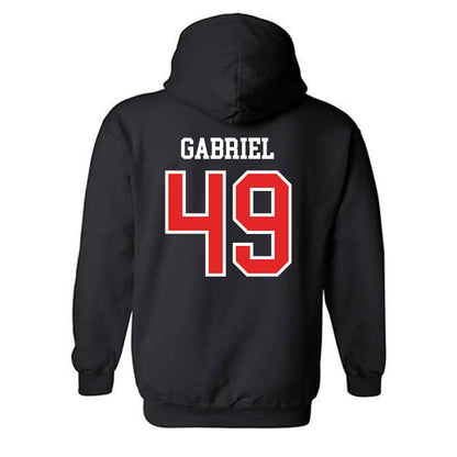 Saginaw Valley - NCAA Football : George Gabriel - Classic Shersey Hooded Sweatshirt-1