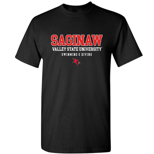 Saginaw Valley - NCAA Men's Swimming & Diving : Reid Gilbert - Classic Shersey T-Shirt-0