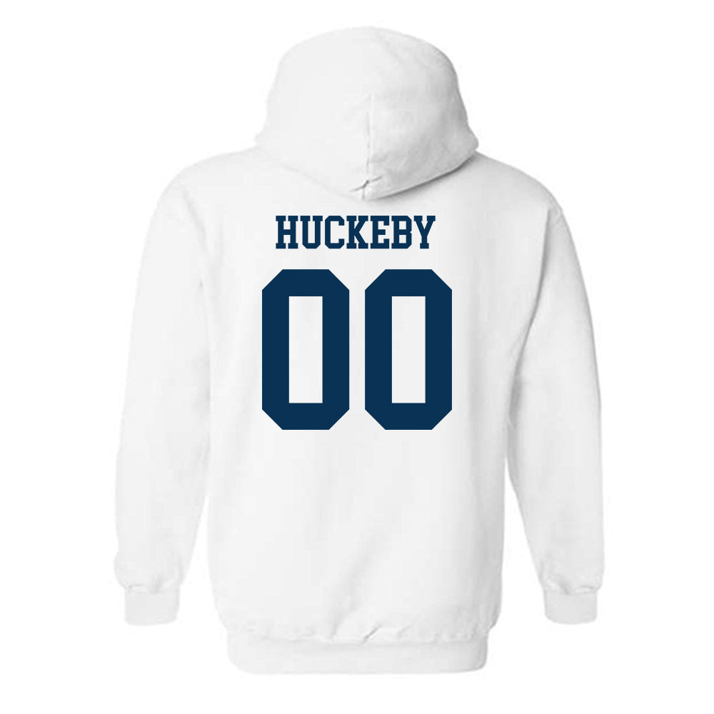 Saginaw Valley - NCAA Men's Basketball : Wilson Huckeby - Hooded Sweatshirt-1