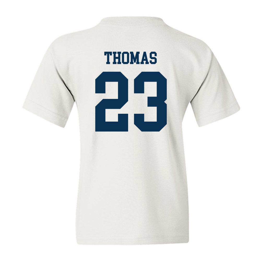 Saginaw Valley - NCAA Men's Basketball : Josh Thomas - Youth T-Shirt-1