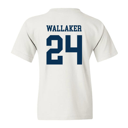 Saginaw Valley - NCAA Men's Basketball : cade wallaker - Youth T-Shirt-1