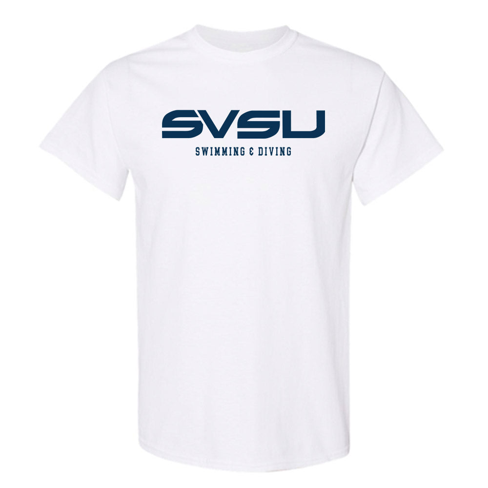 Saginaw Valley - NCAA Men's Swimming & Diving : Adam Bebars - T-Shirt-0
