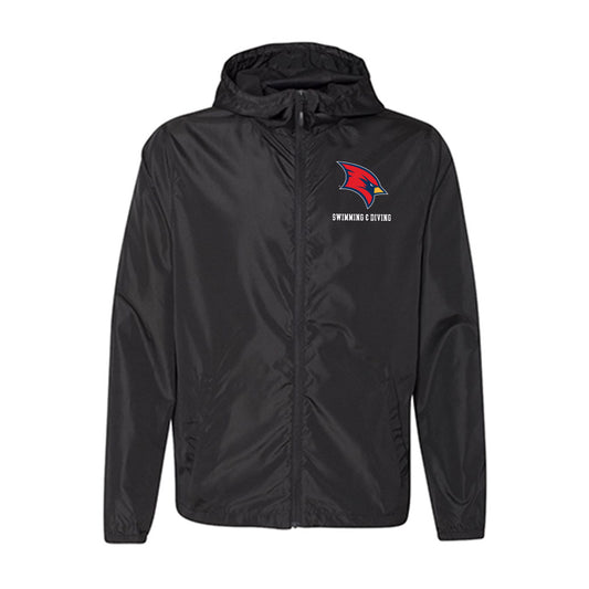 Saginaw Valley - NCAA Men's Swimming & Diving : Ganen McAllister - Windbreaker-0