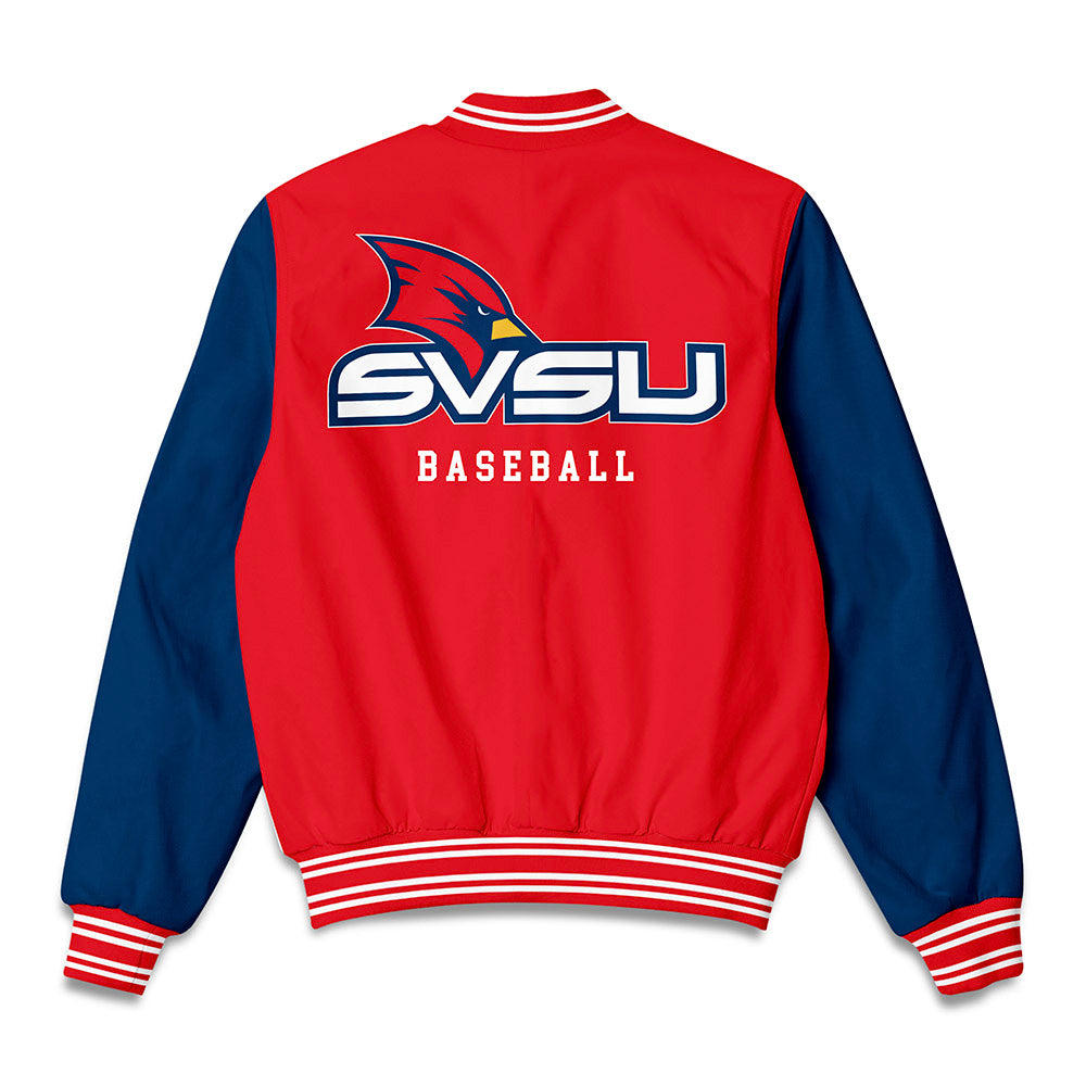 Saginaw Valley - NCAA Baseball : Aiden Robinson - Bomber Jacket-1