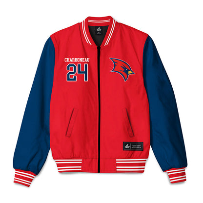Saginaw Valley - NCAA Softball : Molly Charboneau - Bomber Jacket-0