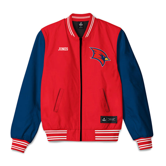 Saginaw Valley - NCAA Men's Track & Field : Aaron Jones - Bomber Jacket-0