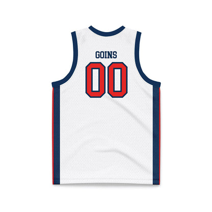 Saginaw Valley - NCAA Men's Basketball : Cyrus Goins - Basketball Jersey-1