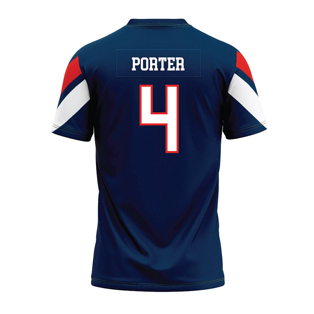 Saginaw Valley - NCAA Football : Landon Porter - Premium Football Jersey-1