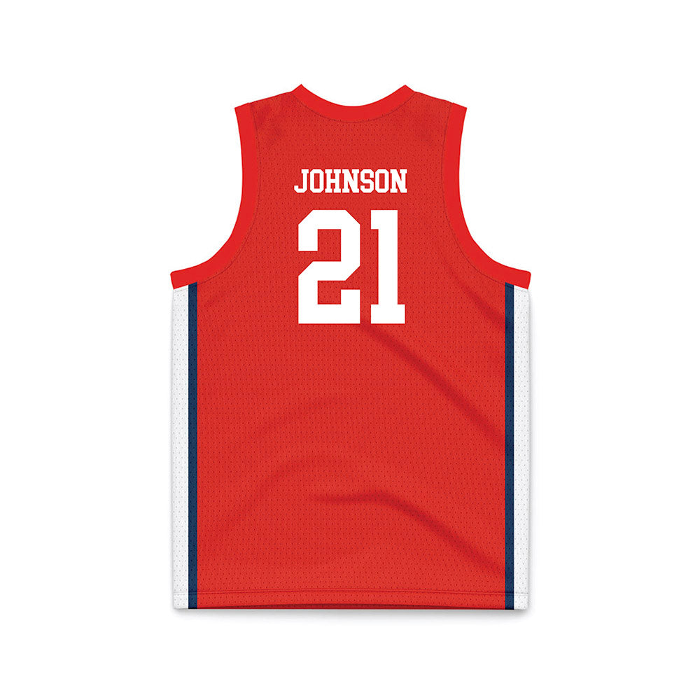 Saginaw Valley - NCAA Women's Basketball : Kaitlyn Johnson - Basketball Jersey-1