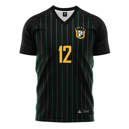 USFCA - NCAA Men's Soccer : Rayden Daijo - Black Soccer Jersey-0