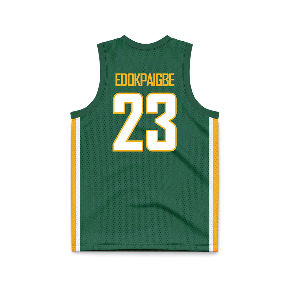 USFCA - NCAA Women's Basketball : Candy Edokpaigbe - Green Basketball Jersey-1