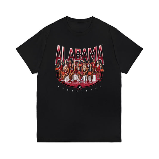 Alabama - NCAA Women's Basketball : - Team Collage Premium T-Shirt-0