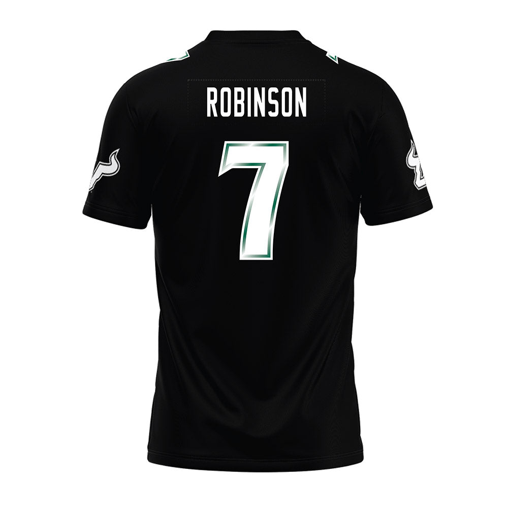 USF - NCAA Football : Sam Robinson - Black Premium Football Jersey-1